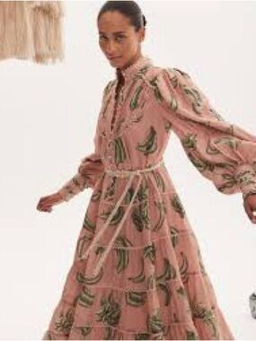 Alemais Bananarama Belted Midi Dress US Size 2